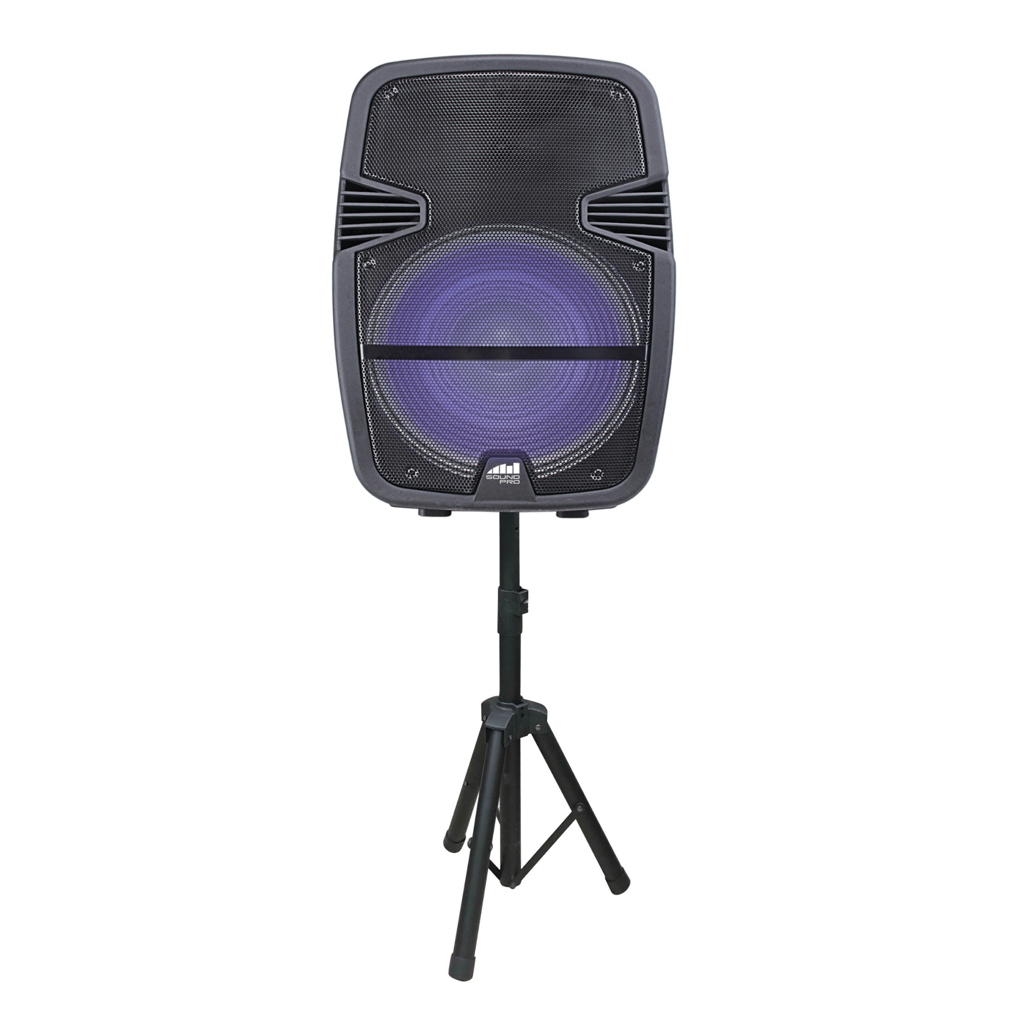 15” Bluetooth Party Speaker with Disco Light & Stand