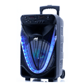 Portable 12-Inch Bluetooth Party Speaker with Disco Light