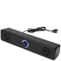 PC Soundbar Speaker with 3D Stereo Sound & Deep Bass – USB Powered