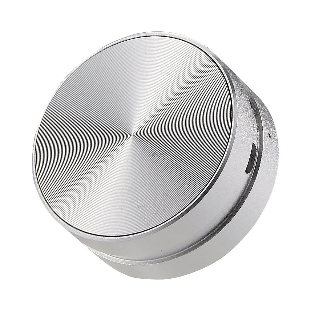 Bone Conduction Bluetooth Speaker with 360° Surface Sound & Stereo Pairing (Silver)