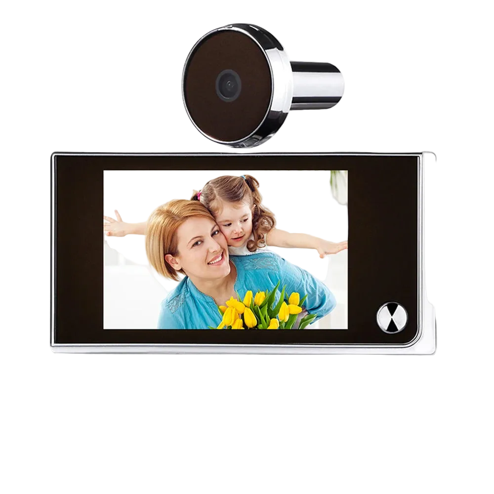 Digital Door Peephole Viewer Camera with 3.5” LCD Display & HD Wide-Angle View