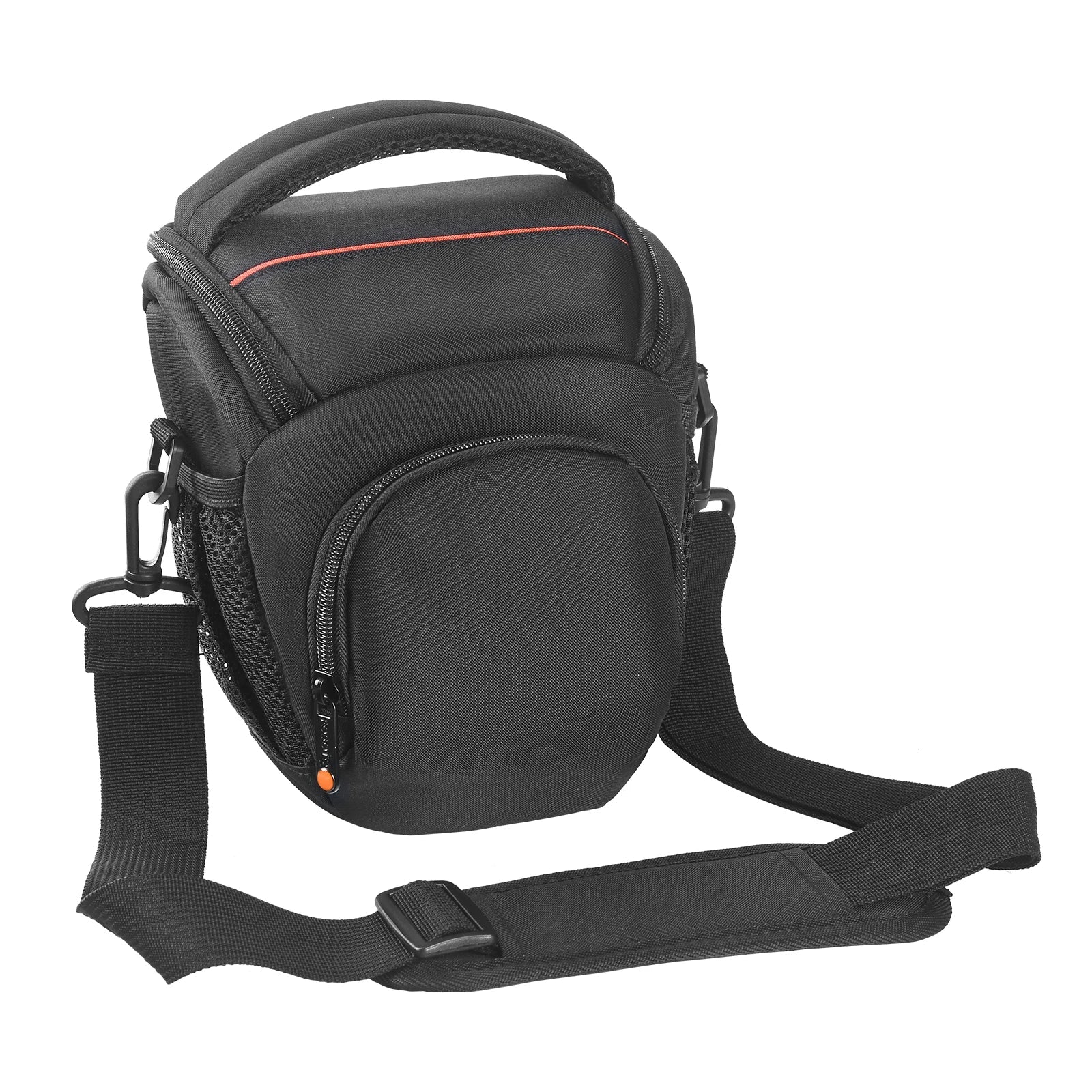 Water-Resistant DSLR Camera Shoulder Bag Crossbody Case – Black