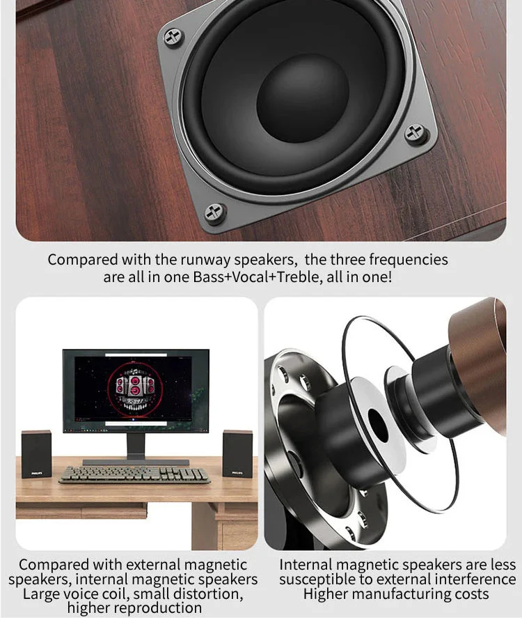 Wooden Bluetooth Speaker (Brown)