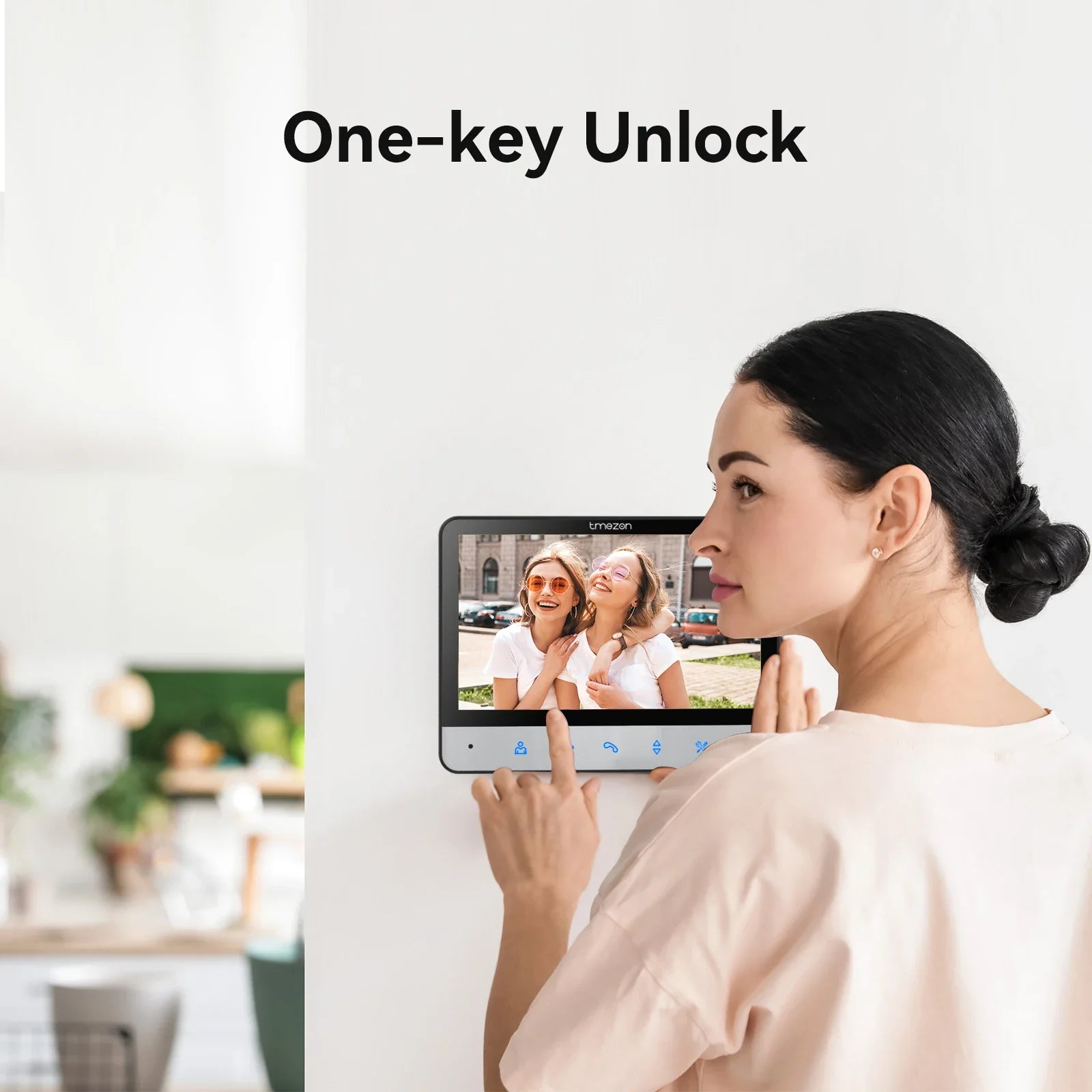 7-Inch HD Video Doorbell Intercom System with Night Vision & Two-Way Audio