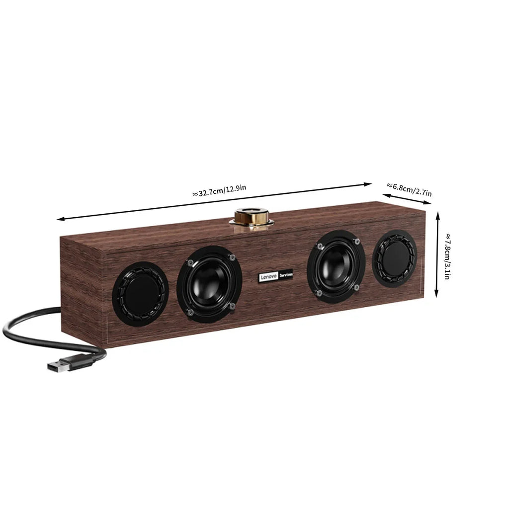 Wooden Bluetooth Speaker with Subwoofer