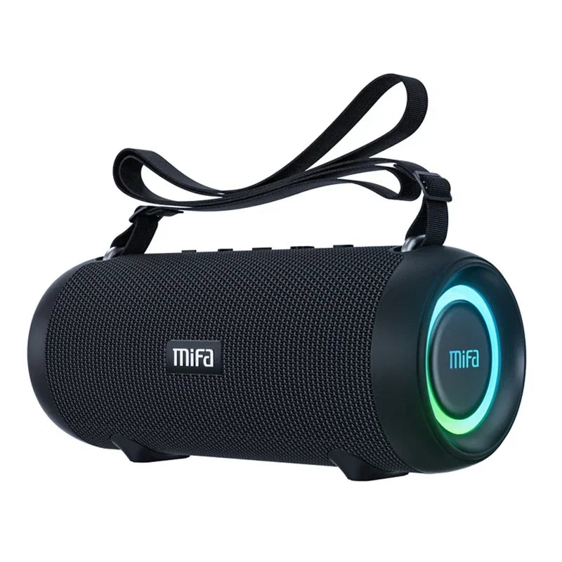 60W Waterproof Bluetooth Speaker with Deep Bass & 30+ Hours Playtime (Black)