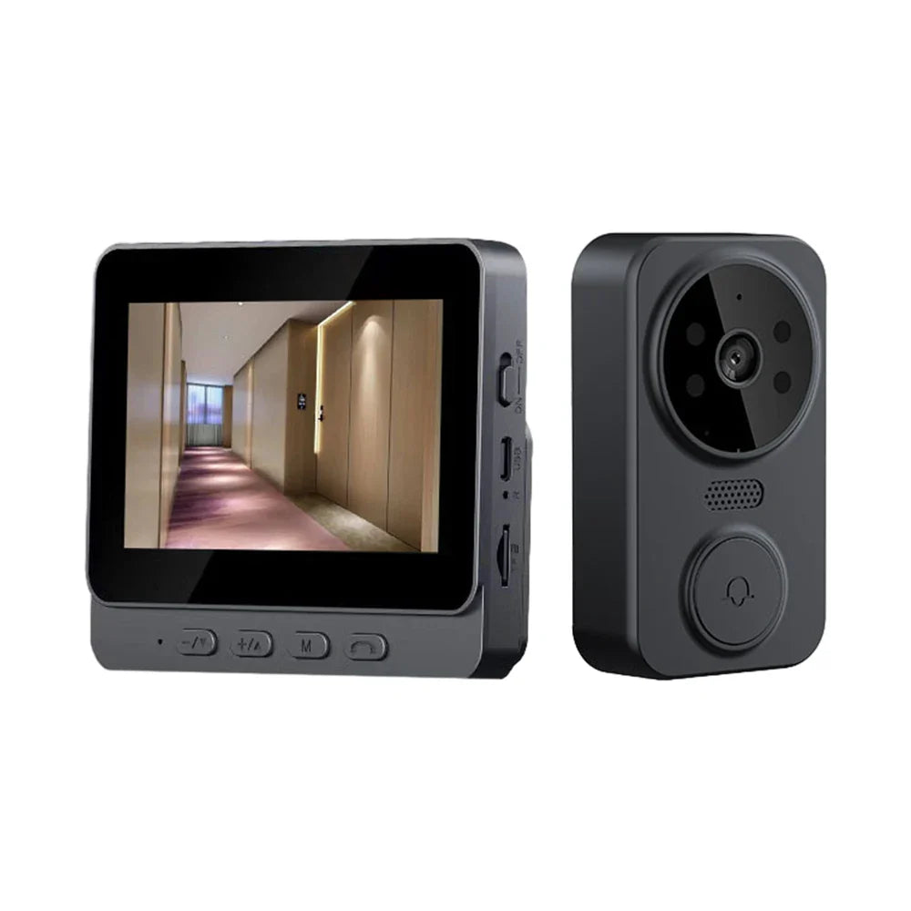 2.4G Wireless Video Intercom Doorbell with 4.3” IPS Screen & Night Vision