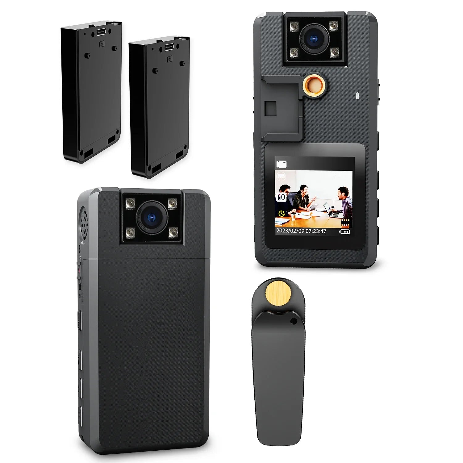 Mini Dash Cam with Night Vision & 1296P HD Recording