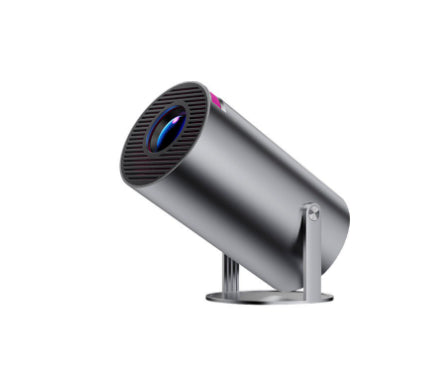 HY300 Smart Portable Projector – 180° Rotatable Home Theatre with WiFi & Bluetooth
