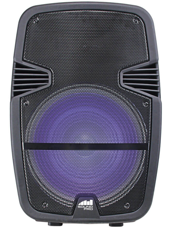 15” Bluetooth Party Speaker with Disco Light & Stand