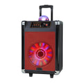 IQ Sound 12” Portable Bluetooth Speaker with Disco Ball Light