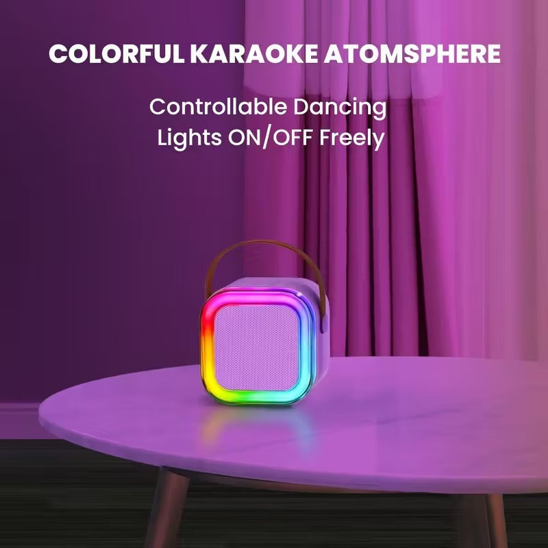 Wireless Mini Karaoke Machine with 2 Microphones